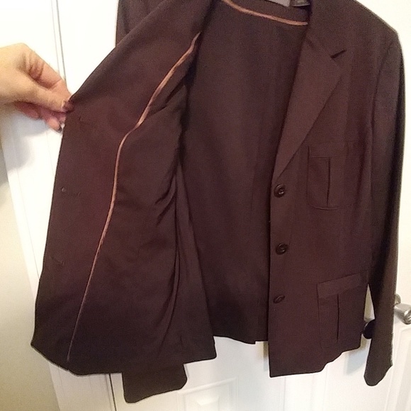 Liz Claiborne blazer size 10 Chocolate brown - Picture 5 of 6